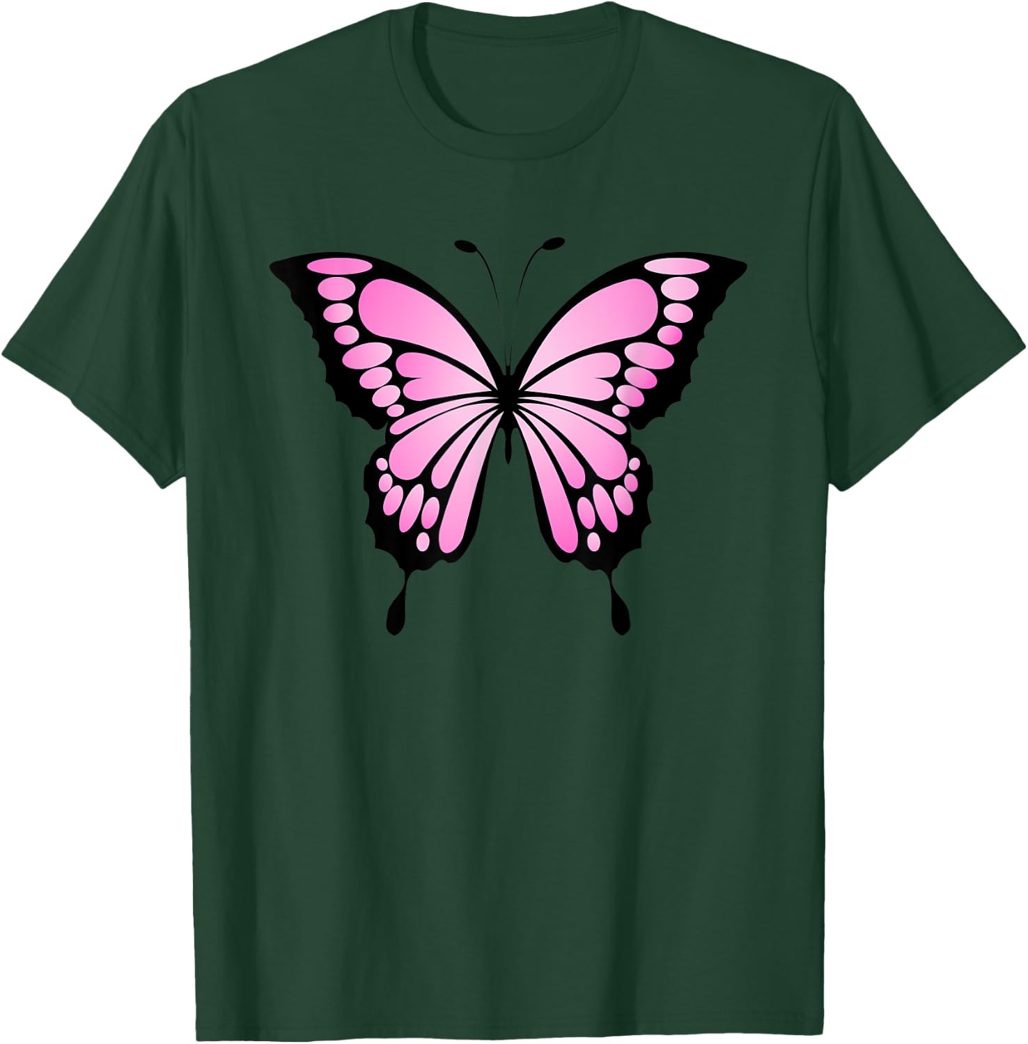 Pretty Pink Butterfly T-Shirt - T-Shirt | Forest