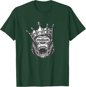 Gorilla Head - Gorilla male - Monkey Ringleader - Primate T-Shirt - T-Shirt | Forest