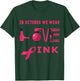 Pink in Oktober we wear pink Hairstylist Breast Cancer Awareness Halloween Hairdresser T-Shirt - T-Shirt | Forest