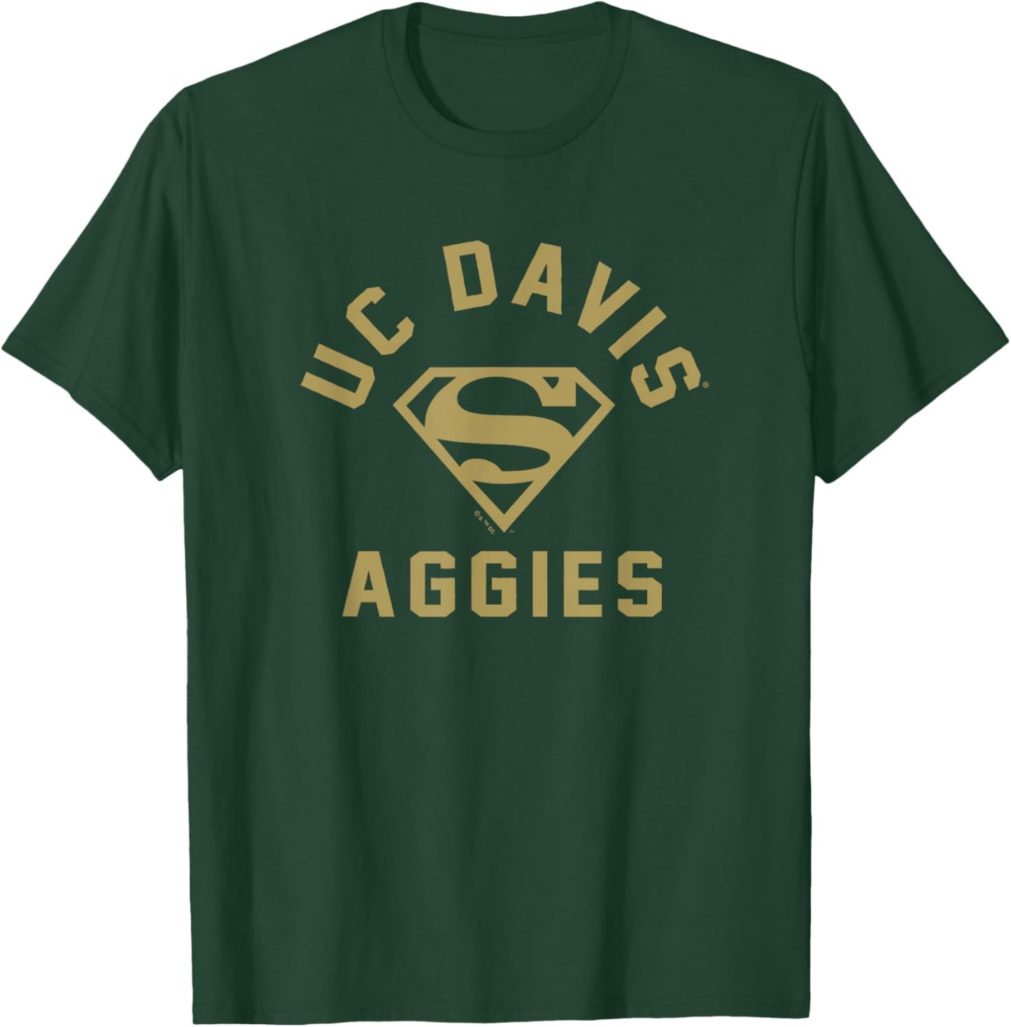 University of California Davis x Superman Logo Aggies T-Shirt - T-Shirt | Forest