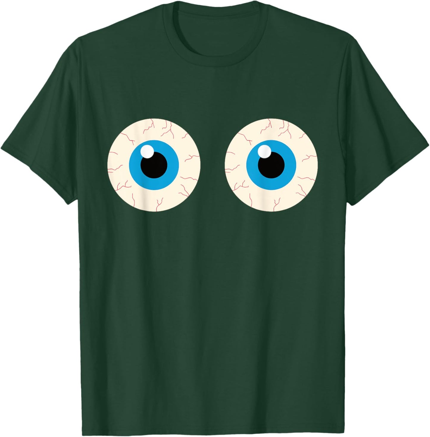 Boob Eyes Funny Halloween Boobie Adult Humor Simple Costume T-Shirt - T-Shirt | Forest