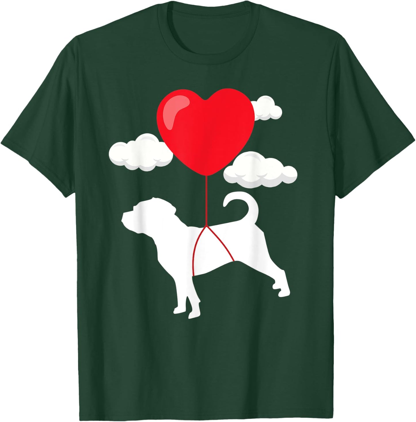 Puggle Valentine's Day Shirt Valentines Gift Dog Owner T-Shirt - T-Shirt | Forest