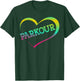 Parkour Free Running Traceur Girl Watercolor Heart Parkour T-Shirt - T-Shirt | Forest