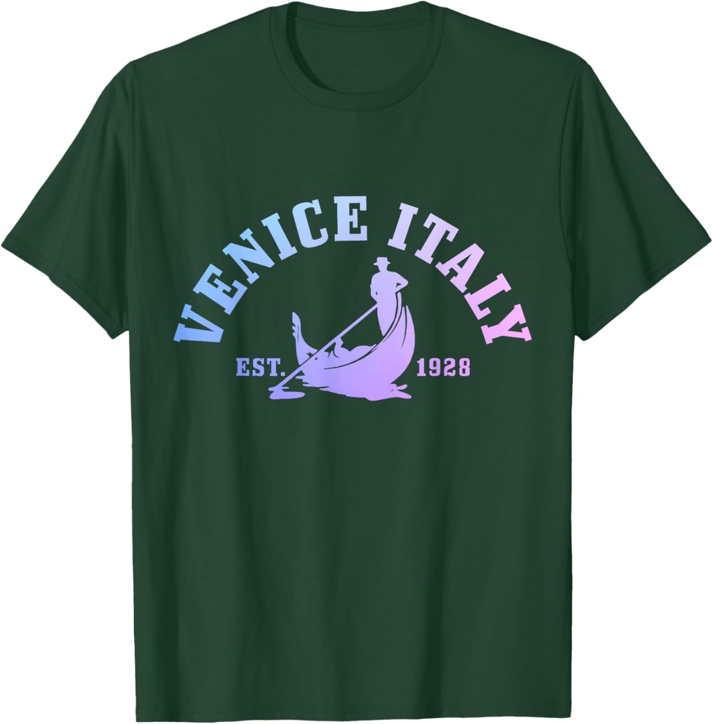 Venice Italy Venezia Italia Vintage Souvenir Italian T-Shirt - T-Shirt | Forest
