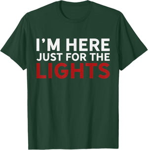 Just here for the lights Stage Crew Lighting Technician T-Shirt - T-Shirt | Forest