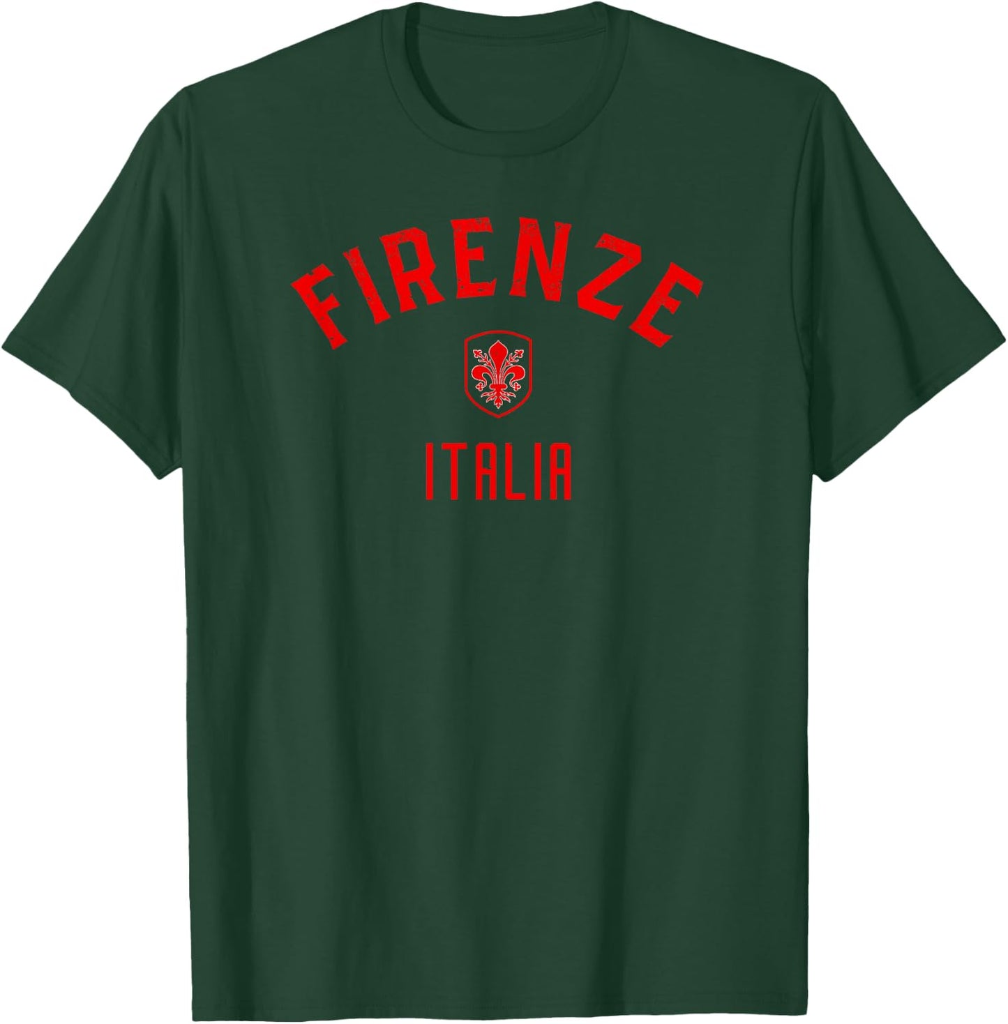 Firenze Italia - Florence Italy Coat of Arms T-Shirt - T-Shirt | Forest