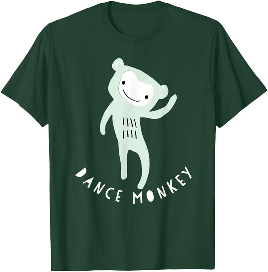 Funny Dance Monkey Graphic T-Shirt - T-Shirt | Forest