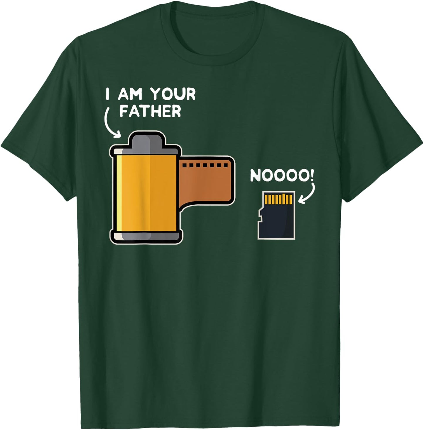 Funny Photography Gift Design Film Father of SD Card T-Shirt - T-Shirt | Forest