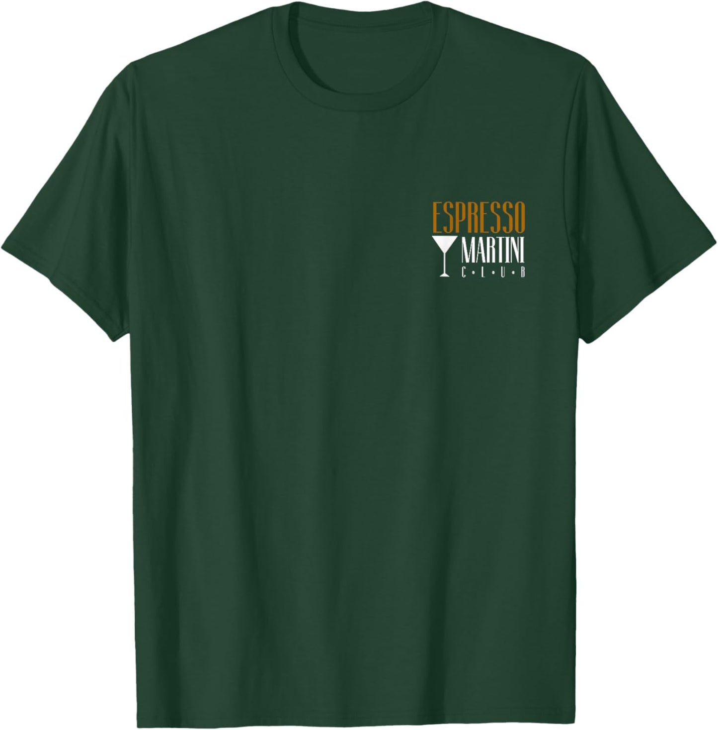 Espresso Martini Club | Coffee Cocktail Cafe Coffee Bar Team T-Shirt - T-Shirt | Forest