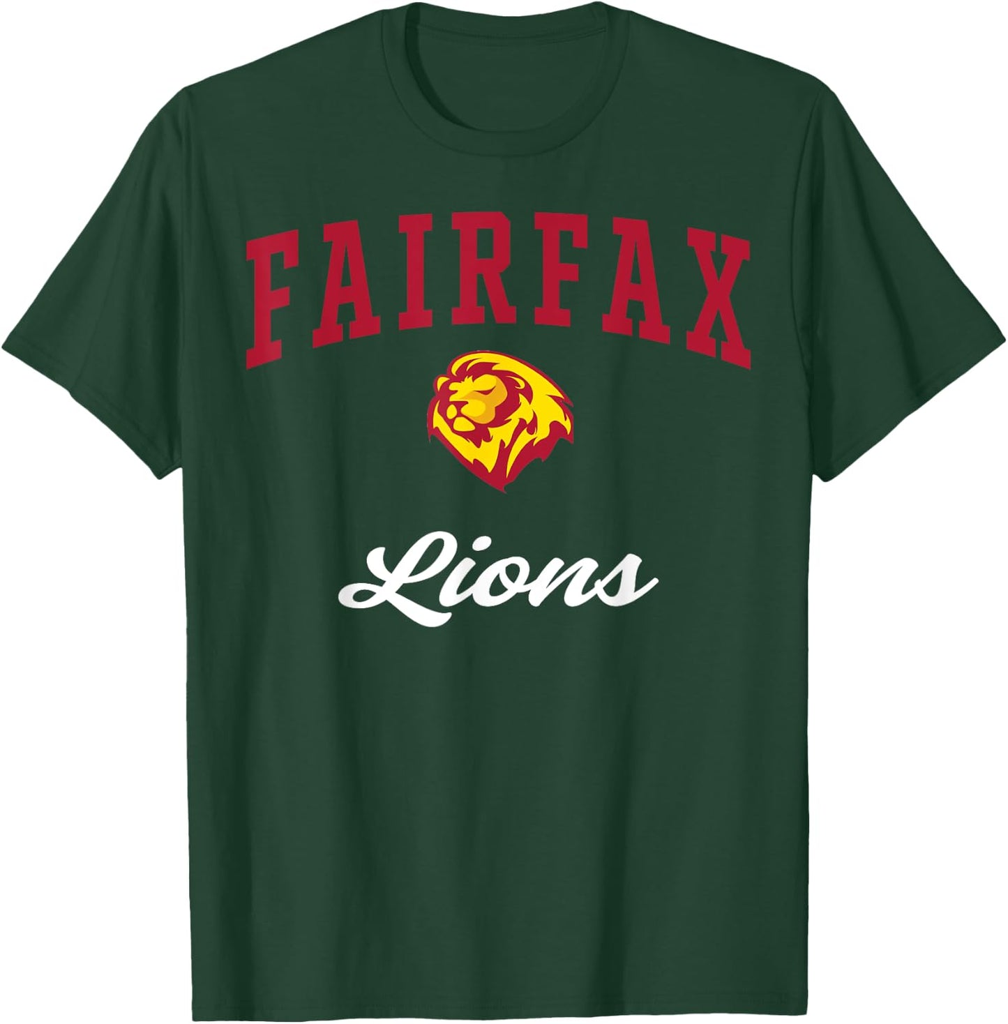 Fairfax High School Lions C3 T-Shirt - T-Shirt | Forest