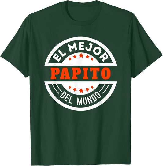El Mejor Papito Del Mundo Spanish Daddy T-Shirt - T-Shirt | Forest