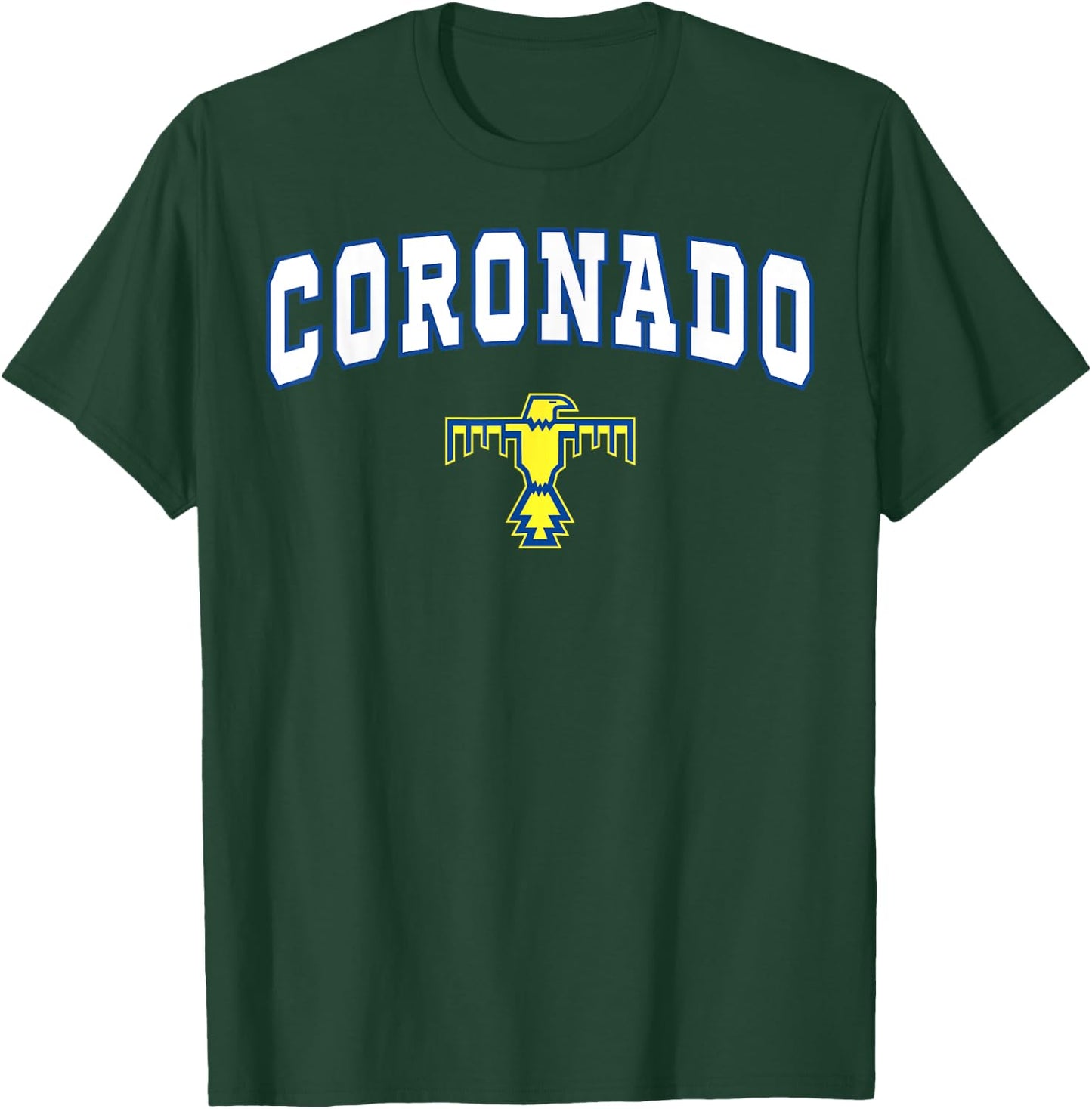 Coronado High School Thunderbirds C2 T-Shirt - T-Shirt | Forest