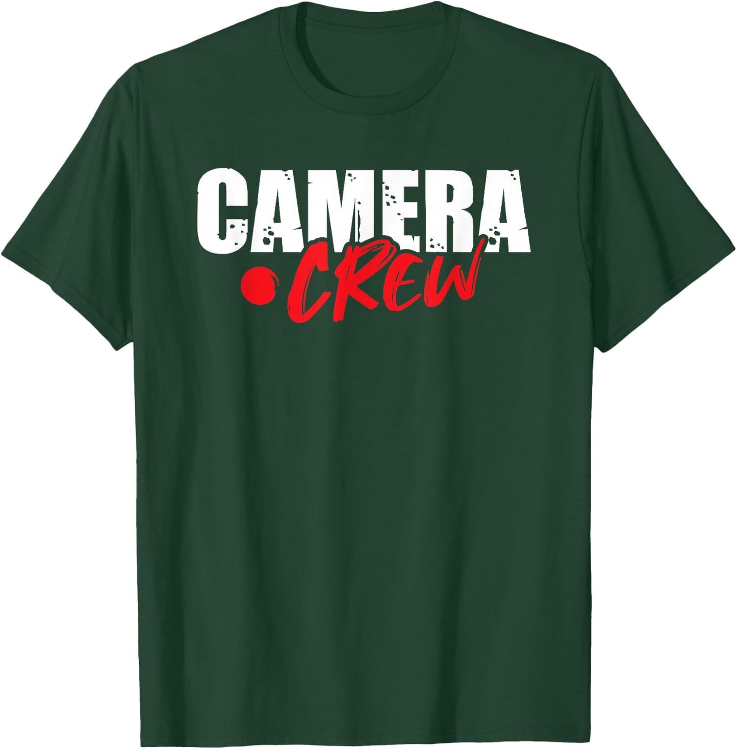 Camera Crew TV Film Production Movie Filmmaker Camera Man T-Shirt - T-Shirt | Forest