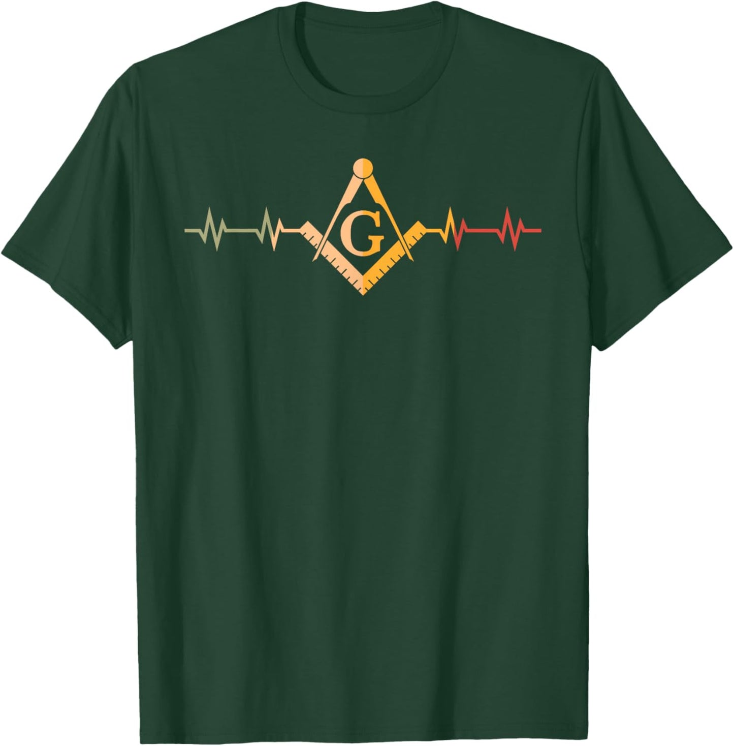 Freimaurer Freimaurer-Kompass für Freimaurer T-Shirt - T-Shirt | Forest