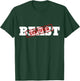 Certified BEAST Athletic Workout Fitness T-Shirt - T-Shirt | Forest