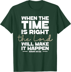 Isaiah 60:22, Bible Verse, Christian Clothing, Christian T-Shirt - T-Shirt | Forest