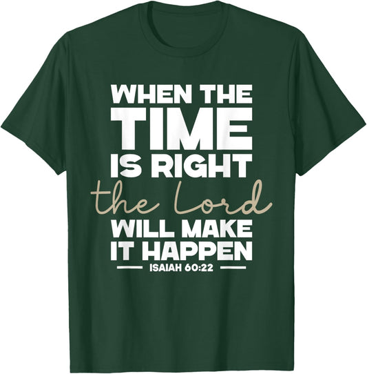 Isaiah 60:22, Bible Verse, Christian Clothing, Christian T-Shirt - T-Shirt | Forest