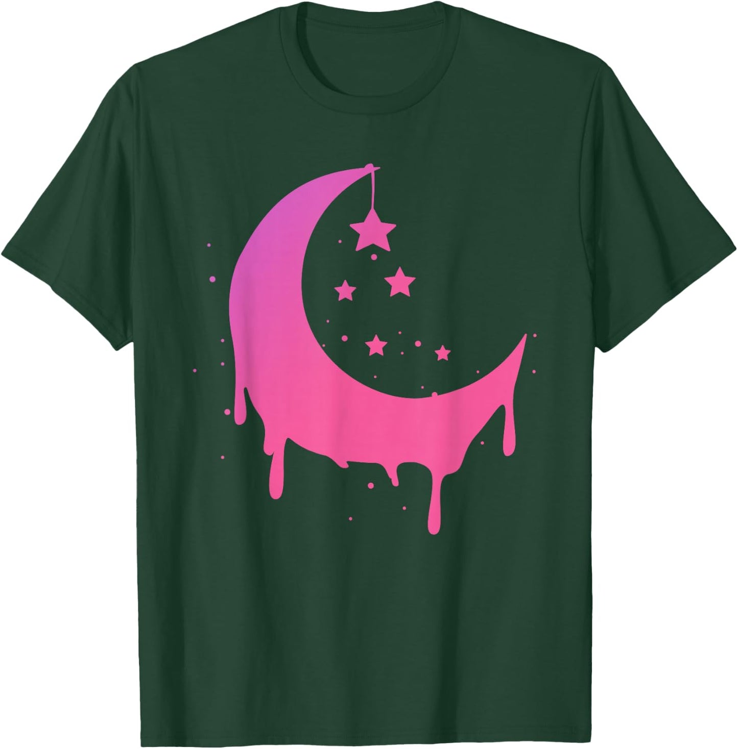 Pastel Moon Goth Vaporwave T-Shirt - T-Shirt | Forest