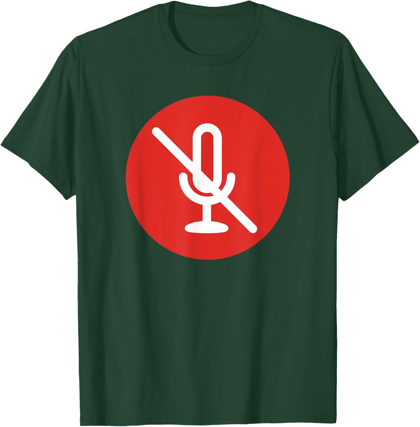 Mute Your Mic Funny Virtual Teacher Online Classroom Men Women T-Shirt - T-Shirt | Forest
