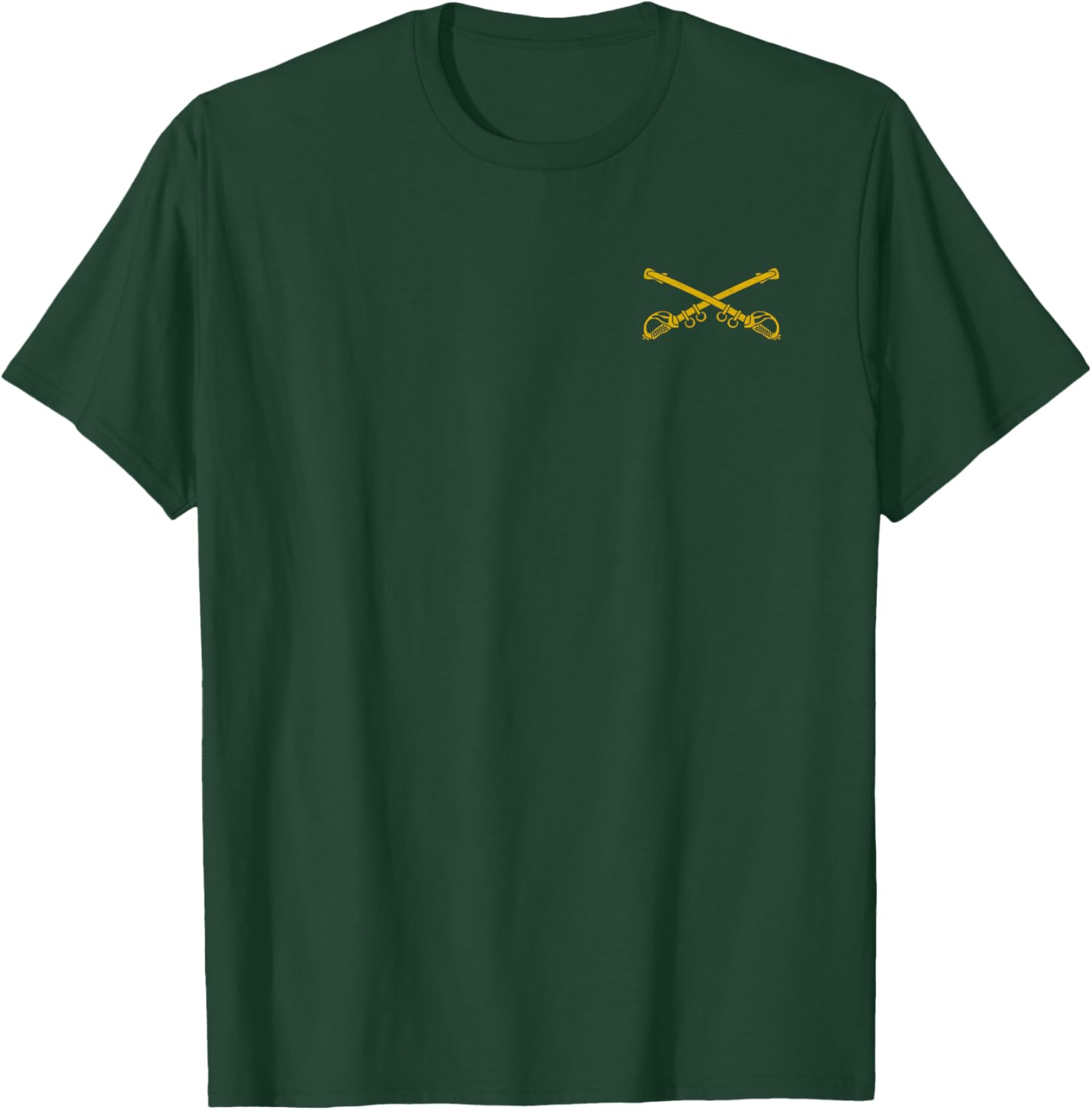 U.s. Calvary United States Cross Swords Symbol Insignia T-Shirt - T-Shirt | Forest