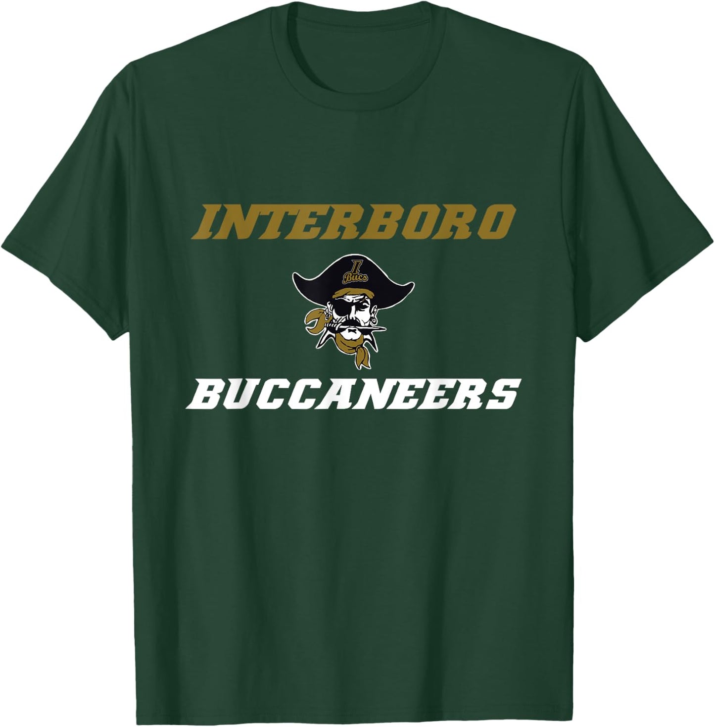 Interboro High School Buccaneers C3 T-Shirt - T-Shirt | Forest