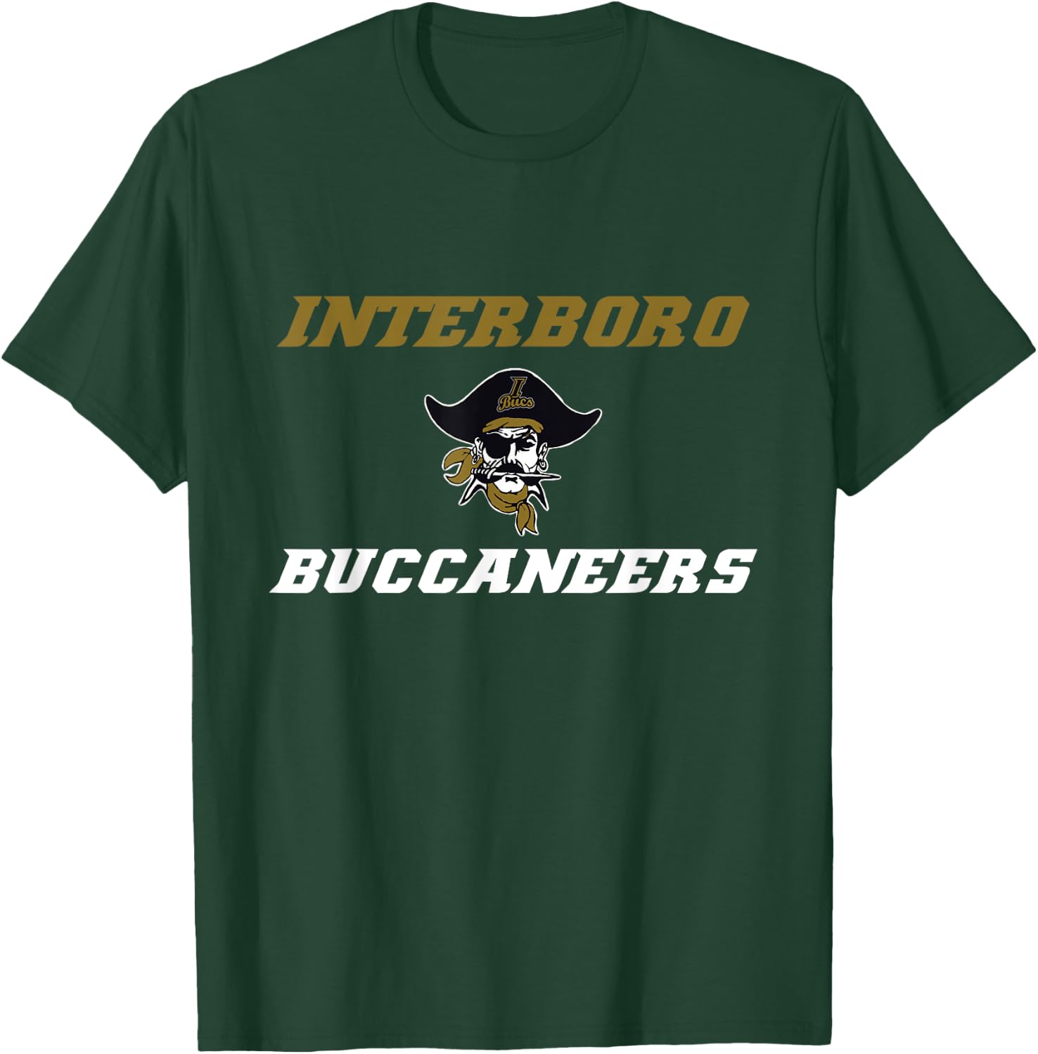 Interboro High School Buccaneers C3 T-Shirt - T-Shirt | Forest