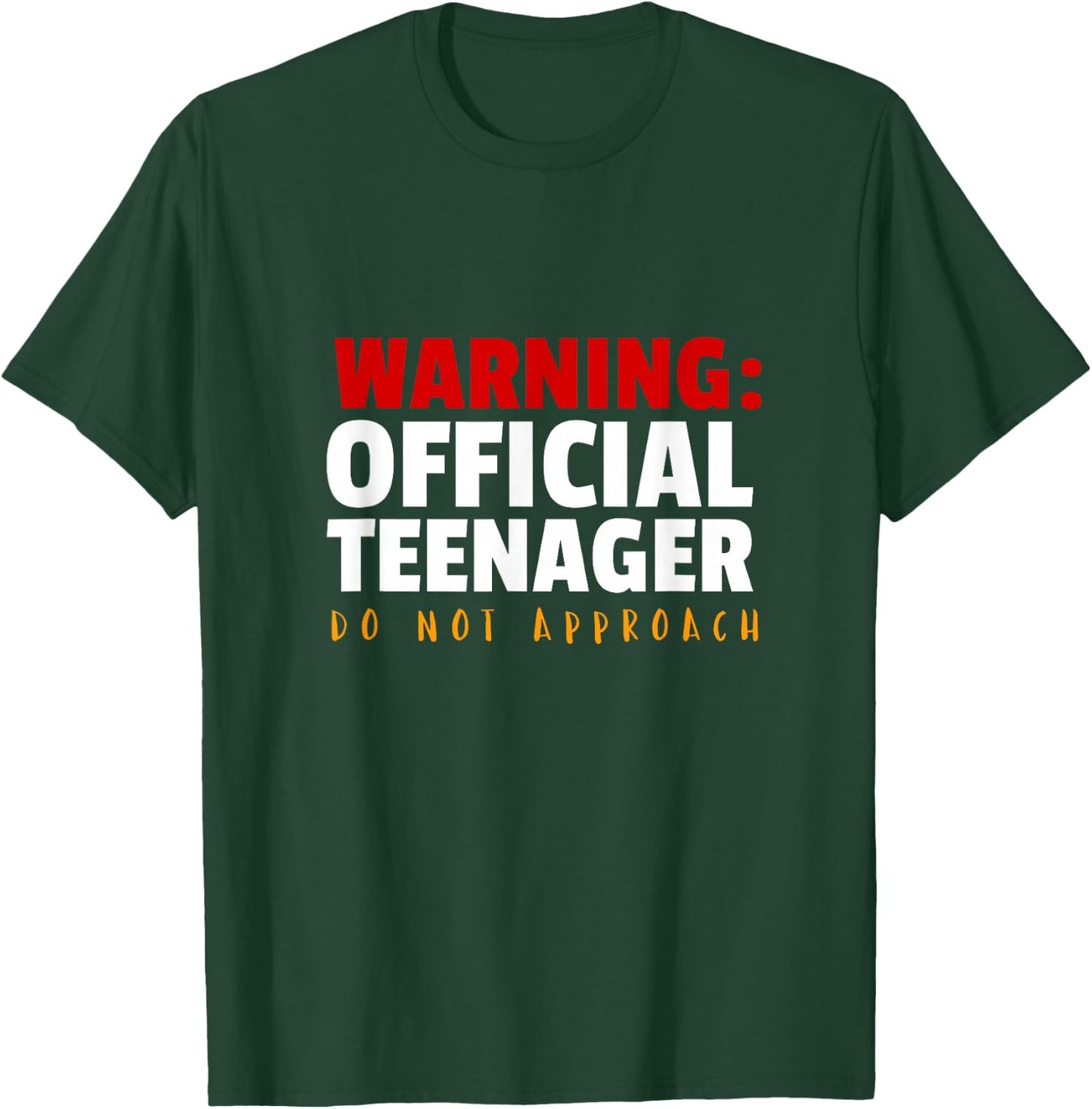 Official Teenager 13 Year Old Funny 13th Birthday Gift T-Shirt - T-Shirt | Forest