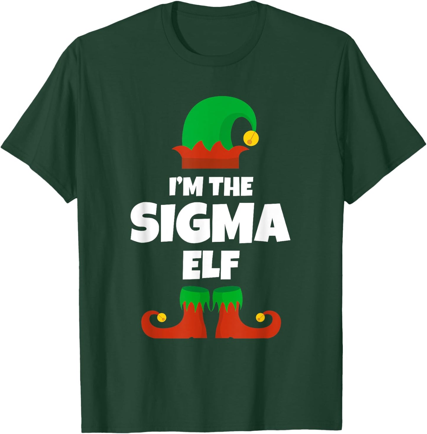 I'm The Sigma Elf Family Pajama Christmas Funny T-Shirt - T-Shirt | Forest