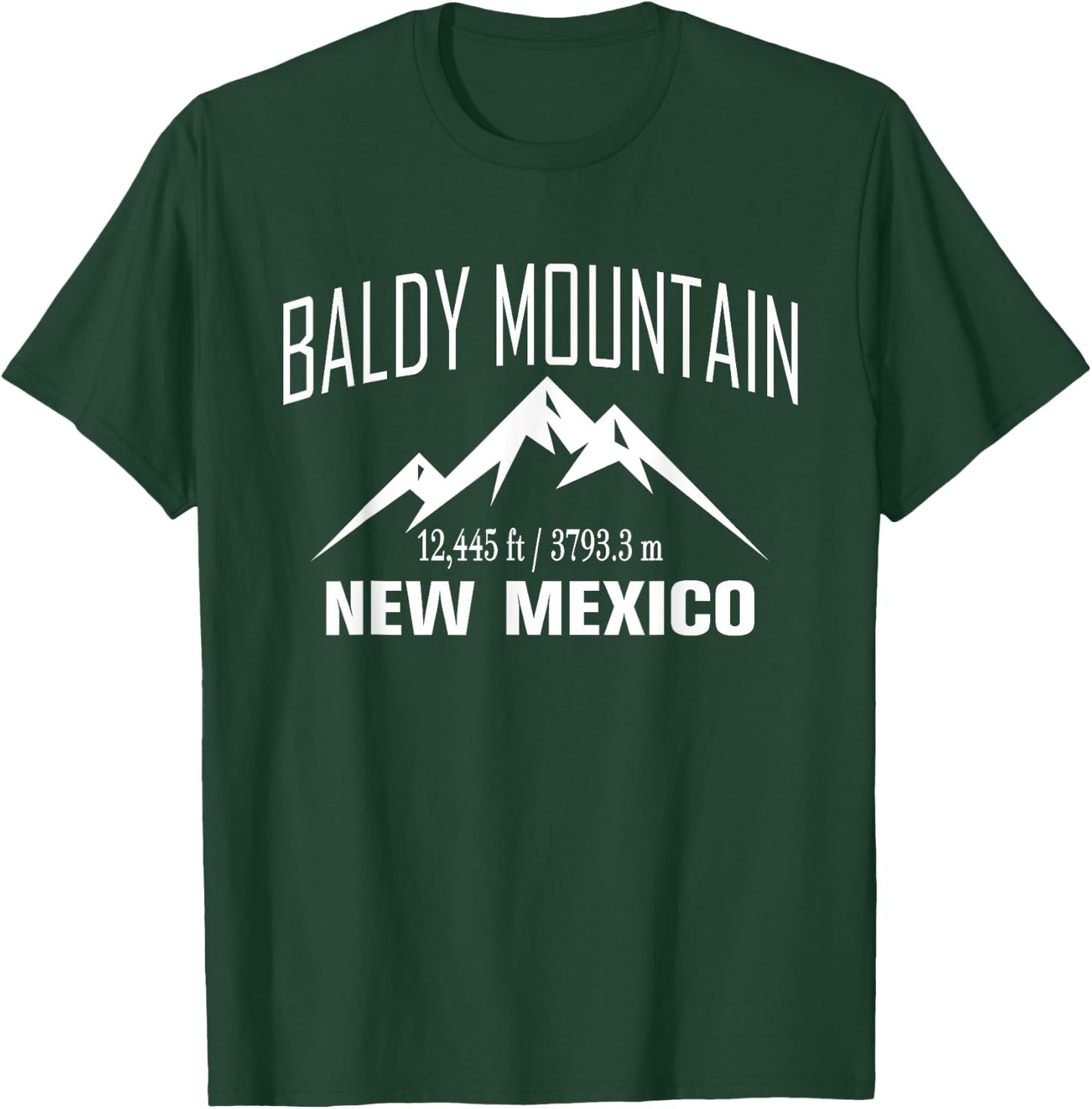 BALDY MOUNTAIN NEW MEXICO Climbing Summit Club Outdoor Gift T-Shirt - T-Shirt | Forest
