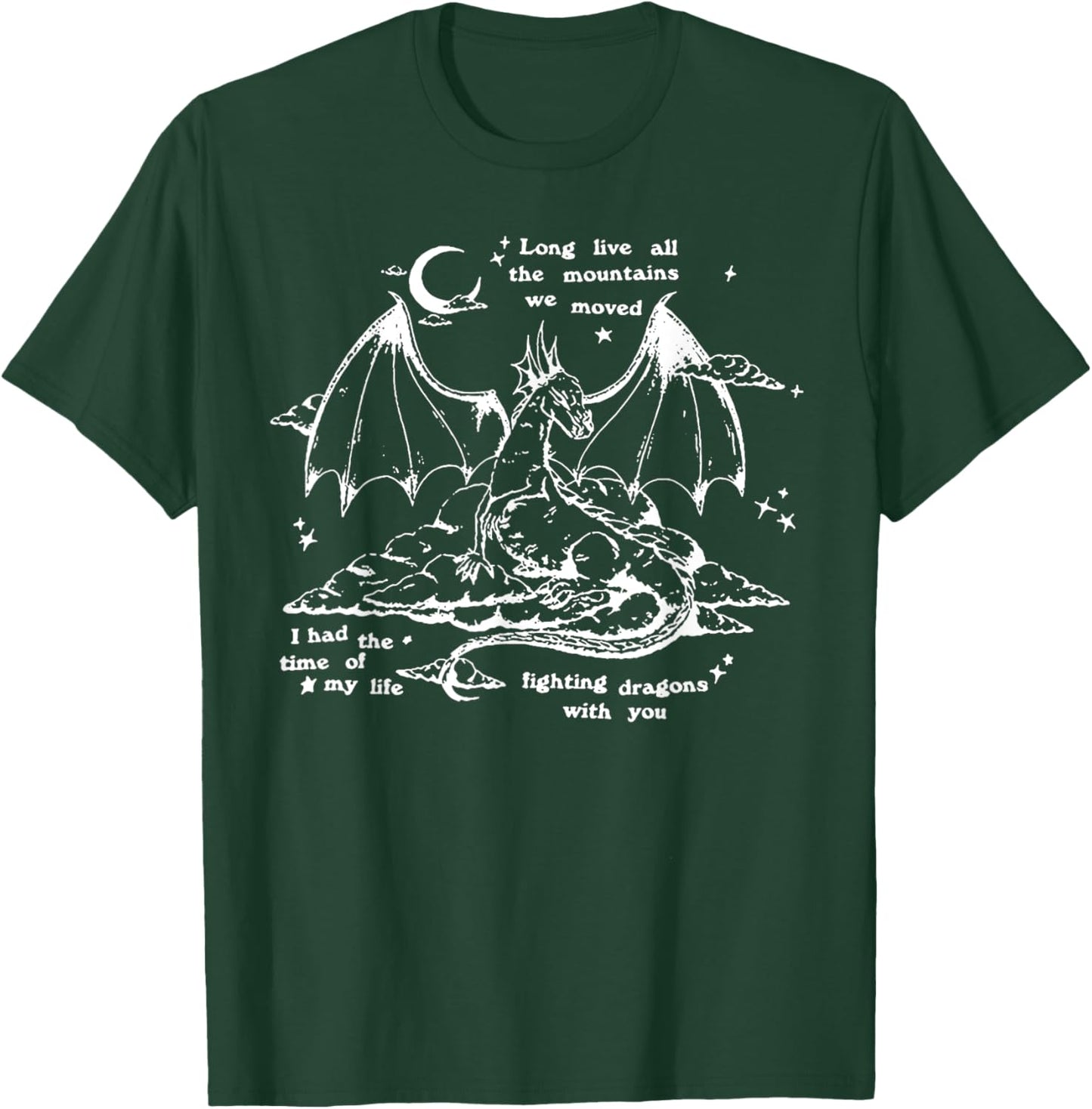 Fighting Dragons with You T-Shirt - T-Shirt | Forest