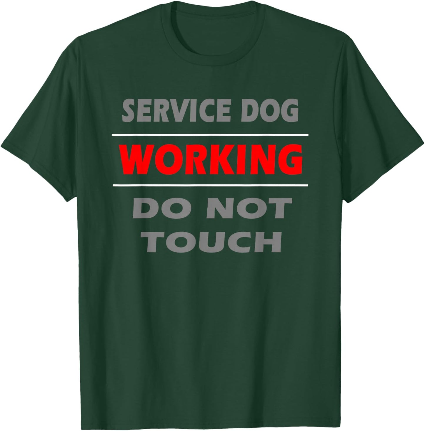 Service Dog Trainers T Shirt Dog Handler Gift T-Shirt - T-Shirt | Forest