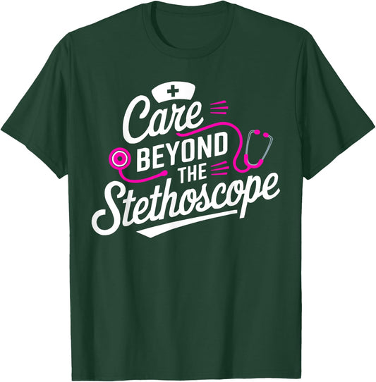 DSP Nurse RN Medicine Direct Support Professional Nursing T-Shirt - T-Shirt | Forest