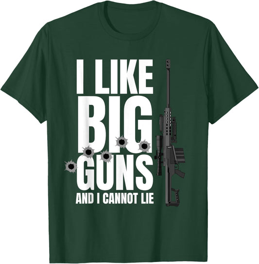Barrett 50Cal Gun Love 2nd Amendment Adult Pro Gun Men Women T-Shirt - T-Shirt | Forest
