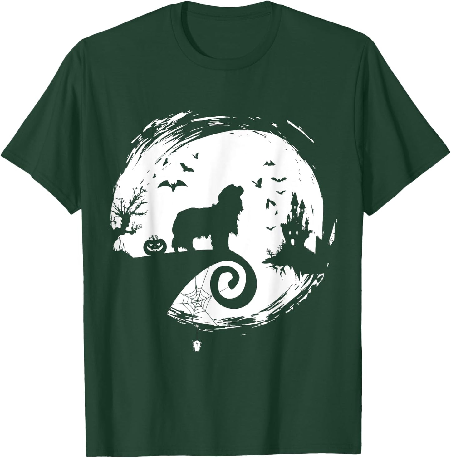Cavalier King Charles Spaniel Halloween Costume Creepy T-Shirt - T-Shirt | Forest