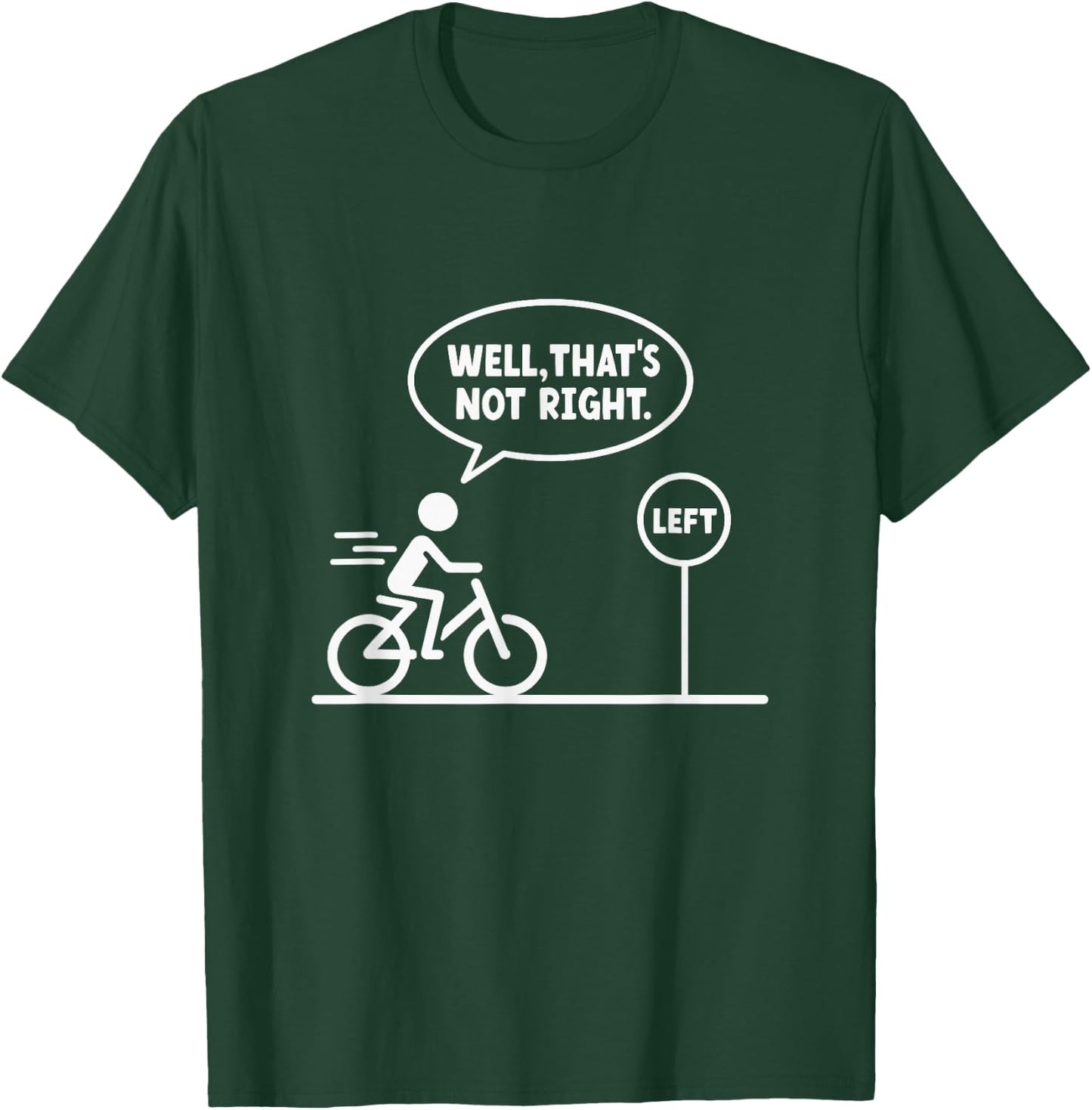 Funny Stick Figures Man Meme Sarcastic Well That's Not Right T-Shirt - T-Shirt | Forest