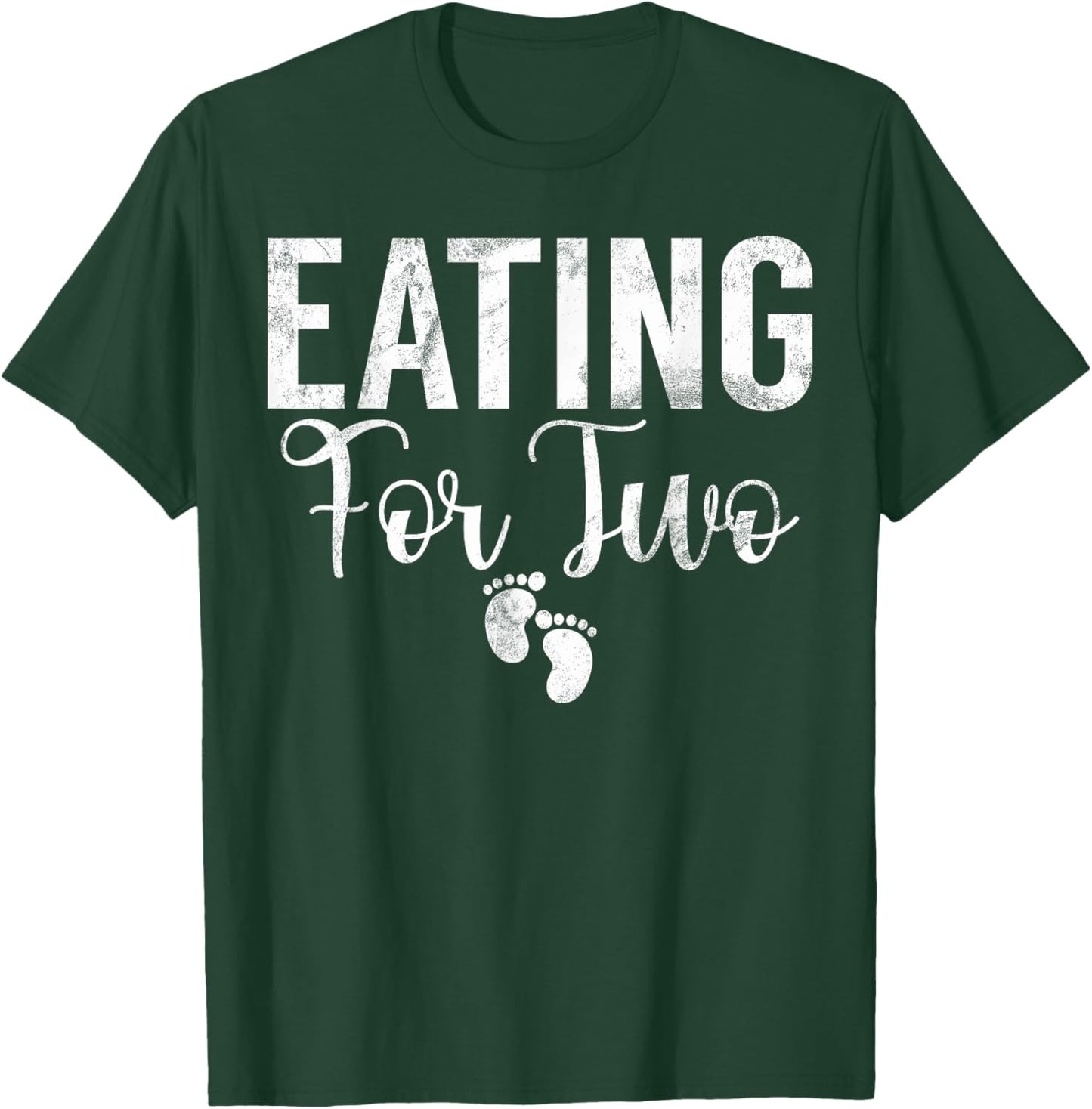 Eating for Two Baby Shower T-Shirt - T-Shirt | Forest