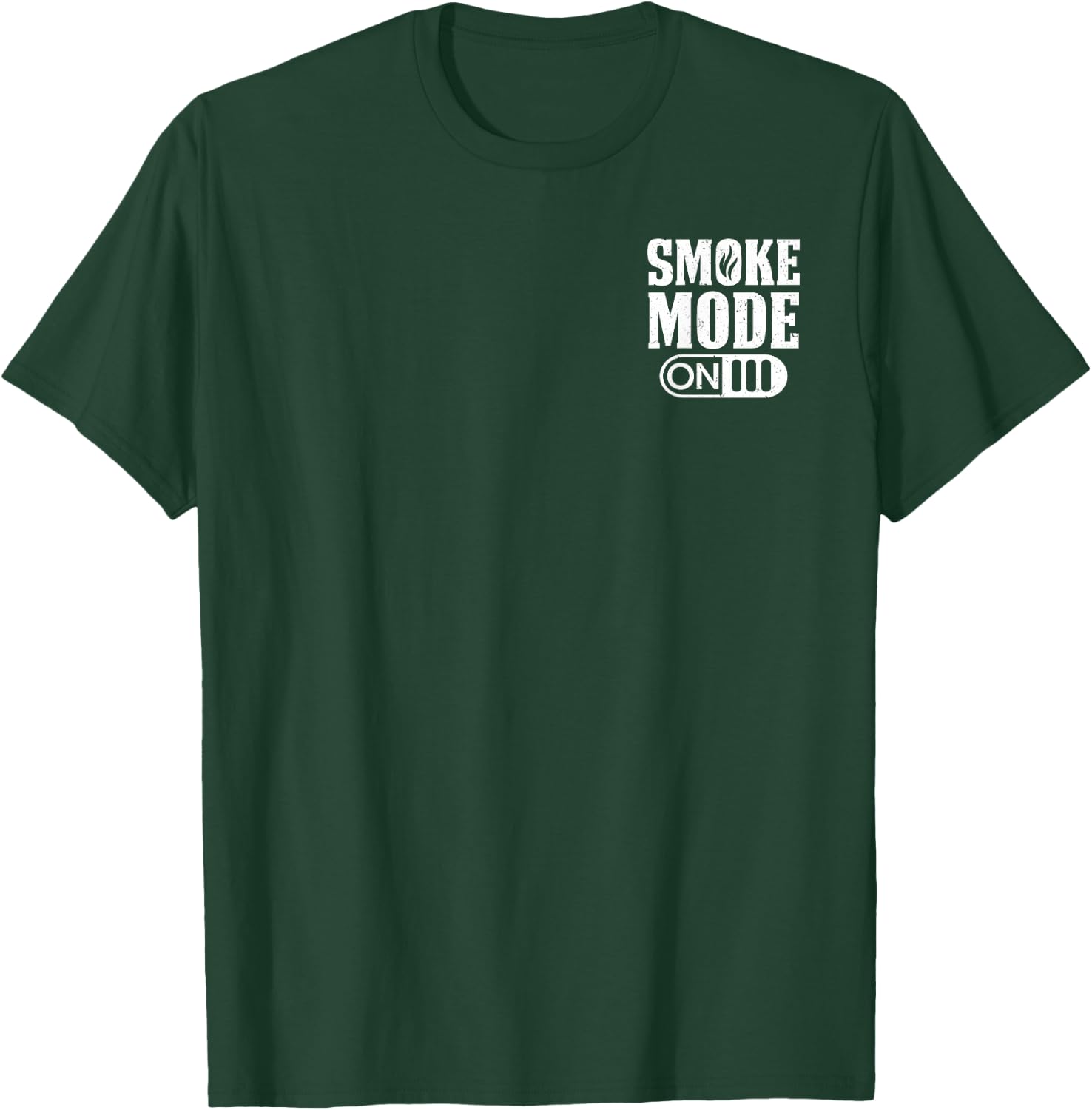 BBQ Smoker Smoke Mode On Pocket T-Shirt - T-Shirt | Forest