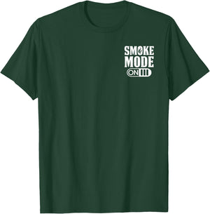 BBQ Smoker Smoke Mode On Pocket T-Shirt - T-Shirt | Forest