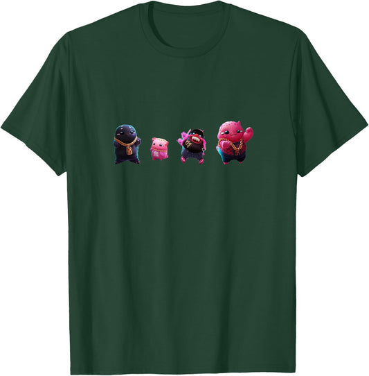Cute Anime Hiphop Rap Party women girls boys teens T-Shirt - T-Shirt | Forest