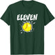 11 Year Old Softball Birthday Party Theme 11th Gift Girl T-Shirt - T-Shirt | Forest