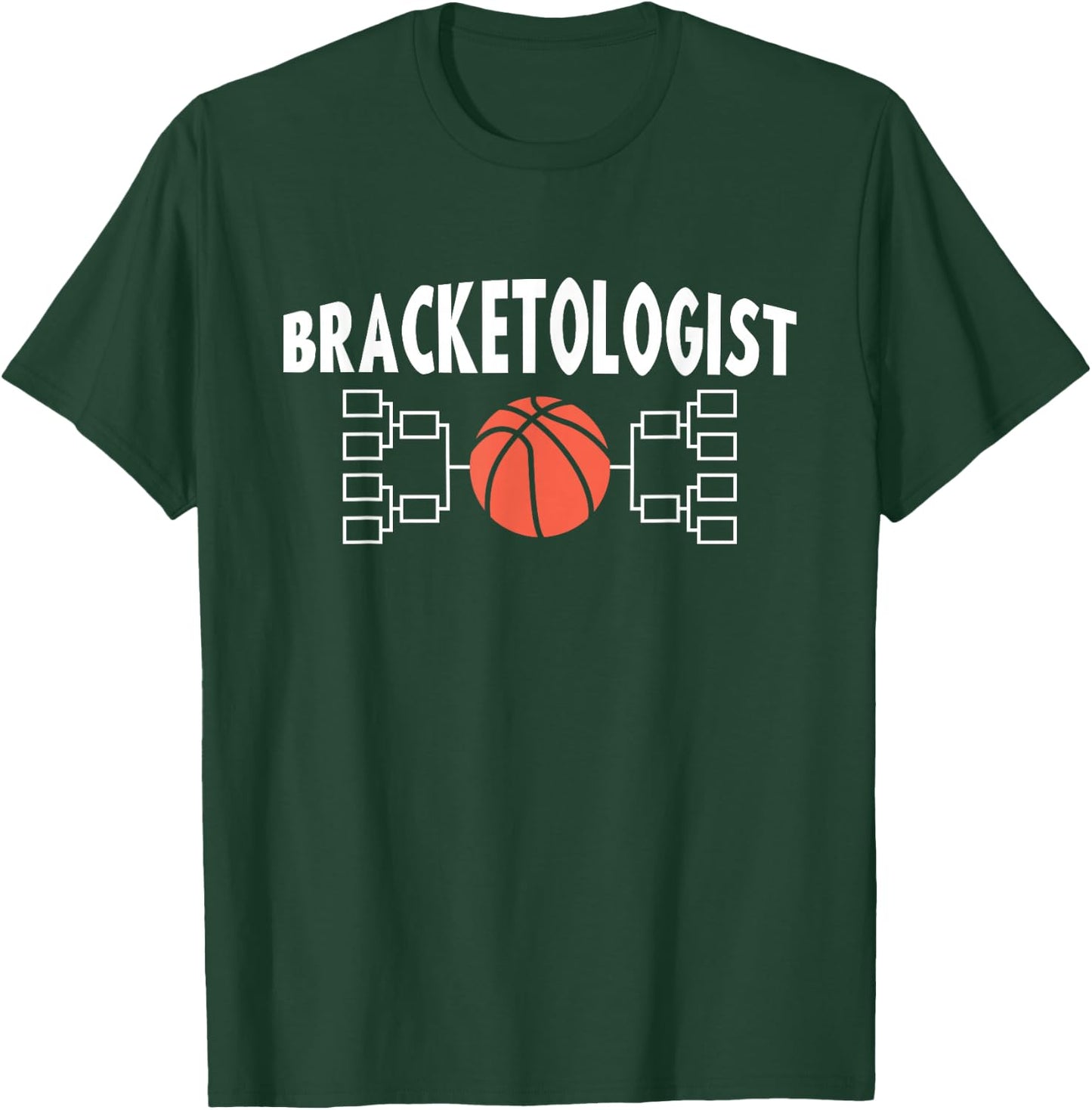 Bracketologist basketball tournament madness T-Shirt - T-Shirt | Forest