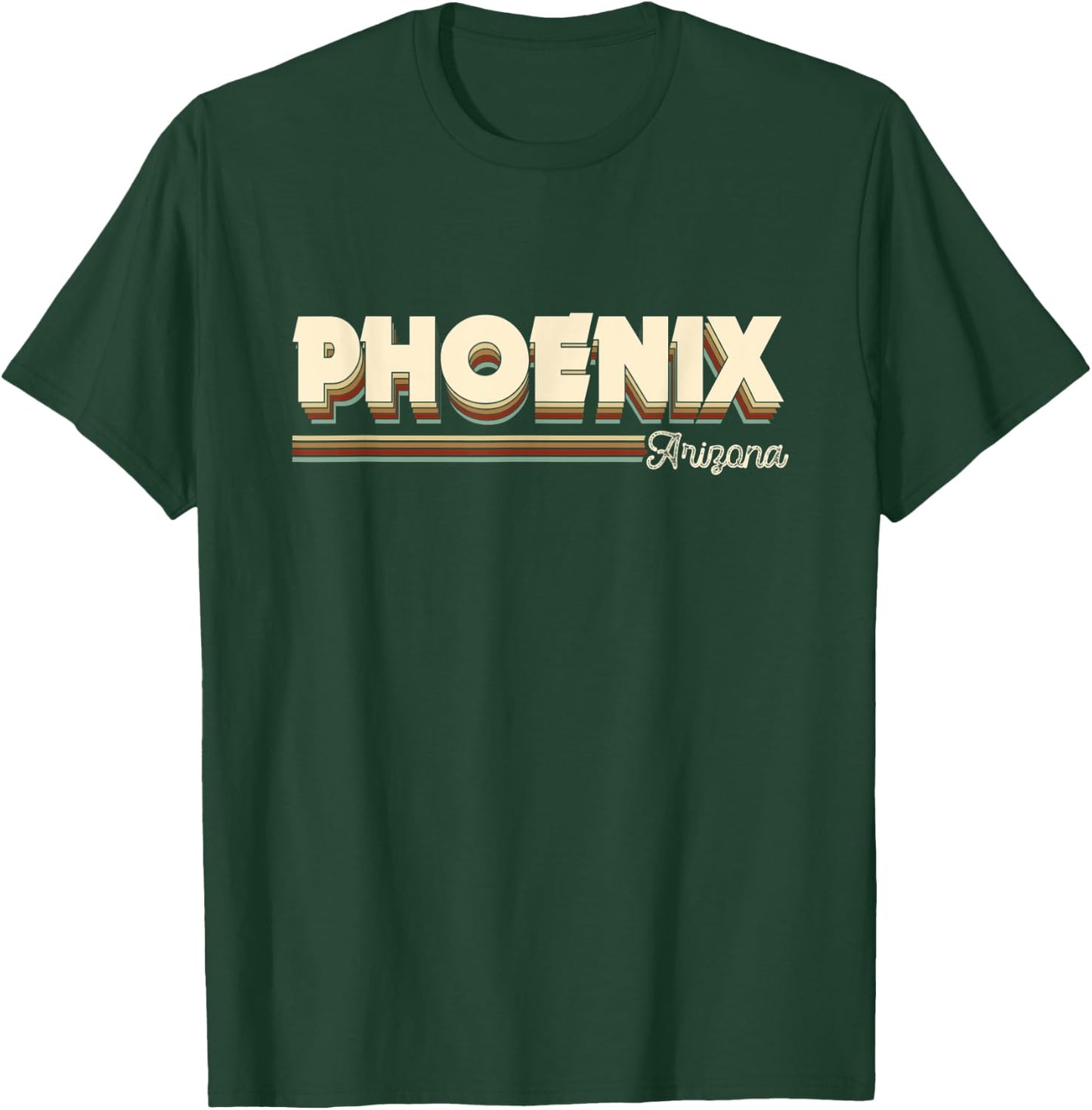 Vintage Phoenix Arizona AZ Gifts Souvenirs Men Women Kids T-Shirt - T-Shirt | Forest