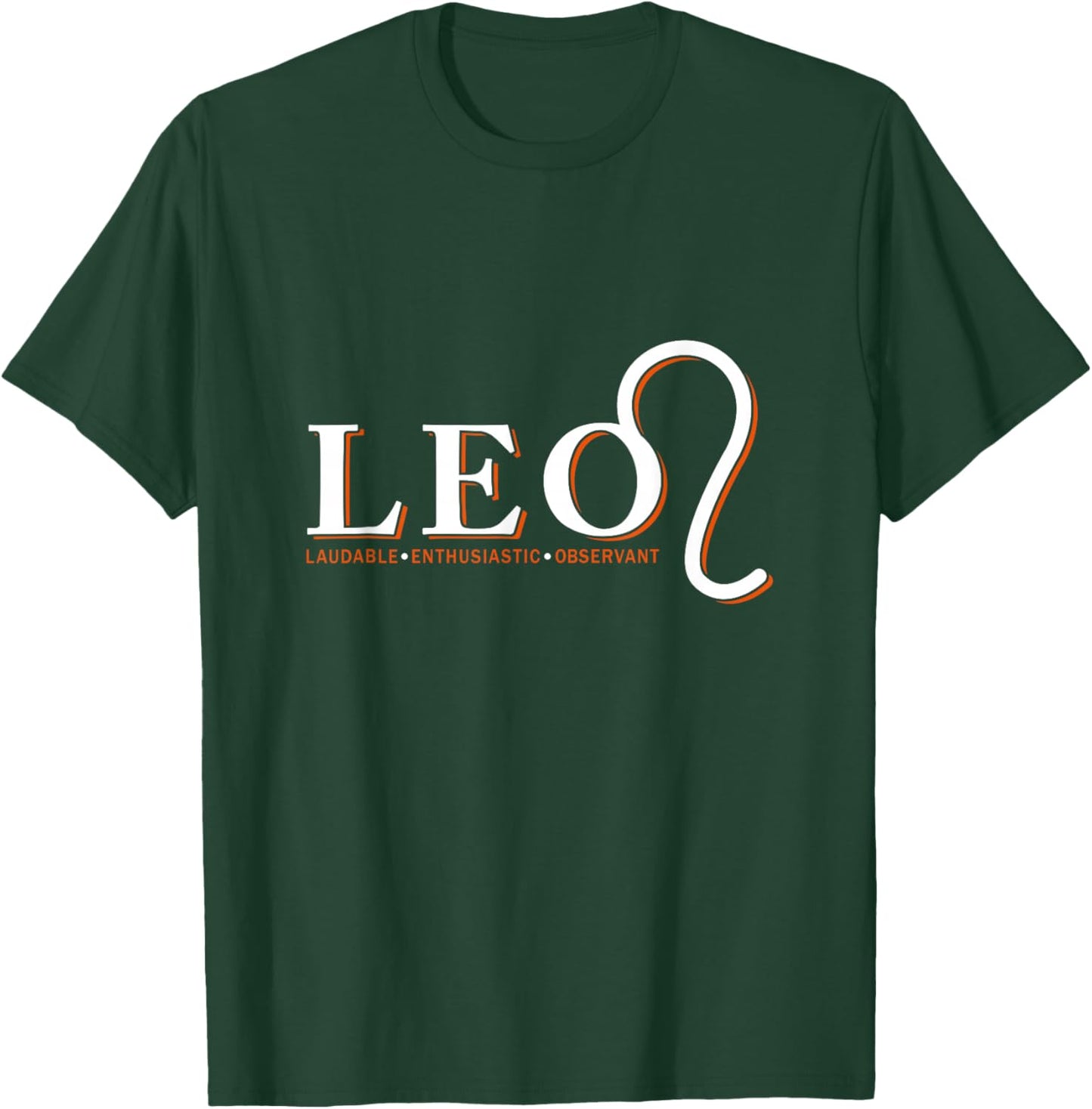 Proud Lion Zodiac Sign Features Gifts Astrology T-Shirt - T-Shirt | Forest