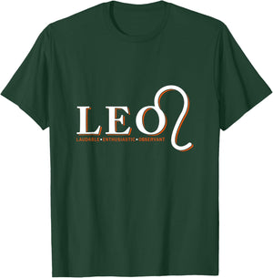 Proud Lion Zodiac Sign Features Gifts Astrology T-Shirt - T-Shirt | Forest