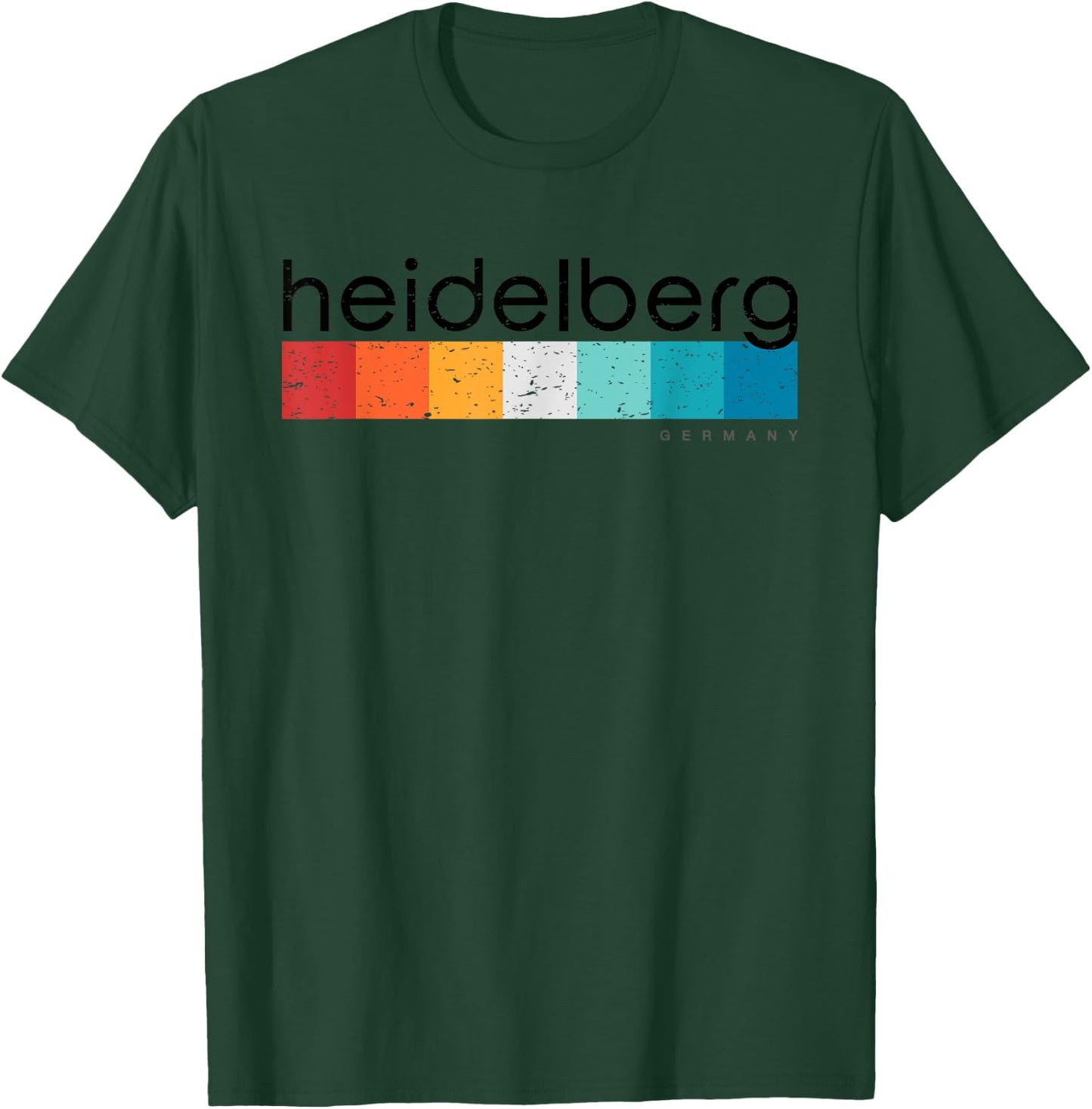 Vintage Heidelberg Germany Retro Design T-Shirt - T-Shirt | Forest