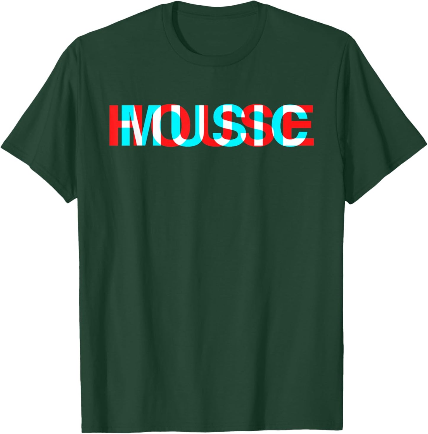 House Music Glitch Optical Illusion - EDM Rave DJ T-Shirt - T-Shirt | Forest