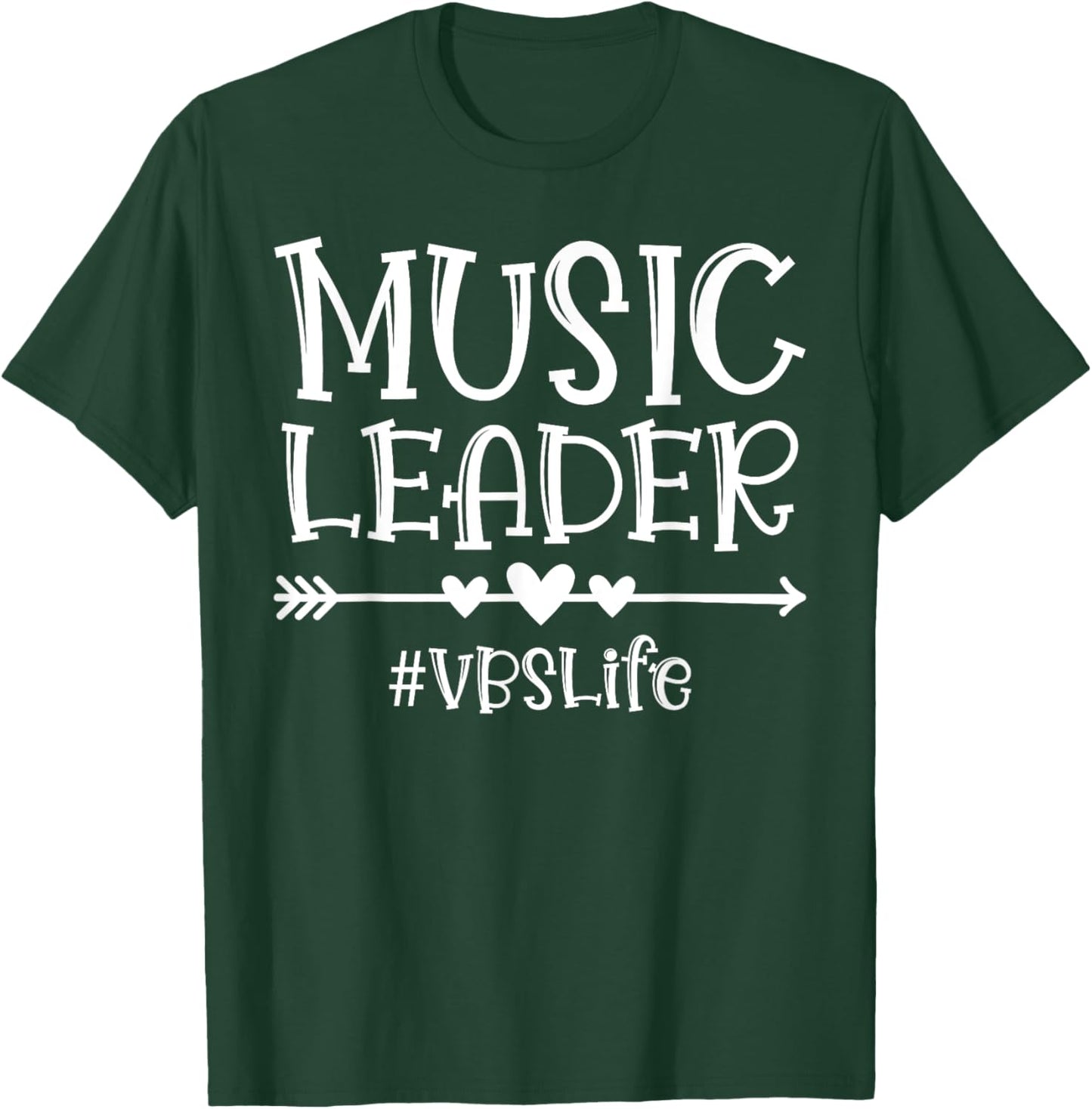 Music Leader VBS Squad of Bible School Sunday Group Matching T-Shirt - T-Shirt | Forest