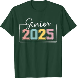 Senior 2025 for college graduation year seniors T-Shirt - T-Shirt | Forest
