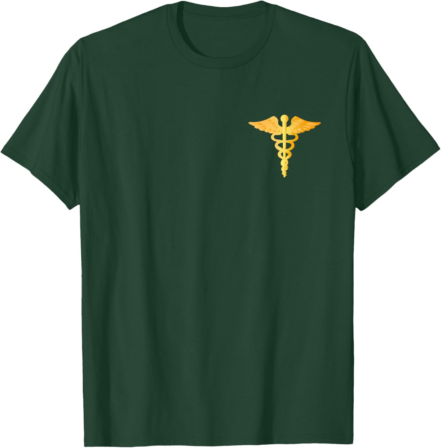 Caduceus Symbol Doctor Nursing Medical Physician Student Rn T-Shirt - T-Shirt | Forest