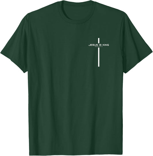 Retro Jesus Is King John 14:6 Costume Christian 2 Sided T-Shirt - T-Shirt | Forest